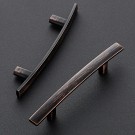 5-3/16 Inch Curved Cabinet Pulls Oil Rubbed Bronze Kitchen Arch Cupboard Handles Zinc Alloy Cabinet Pulls 5-3/16" Length,3" Hole Center | 5 Pack