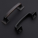 Solid 3 Inch Big Square Foot Cabinet Pulls Oil Rubbed Bronze Arch Pull Kitchen Cabinet Handles Drawer Pulls Kitchen Cabinet Hardware Bronze Cabinet Drawer Handles-10 Pack